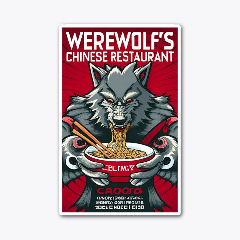 Werewolf's Chinese Restaurant - Design 3