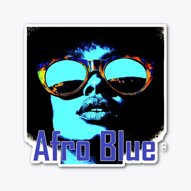 Afro Blue - Design 1 (2 Sided Version)