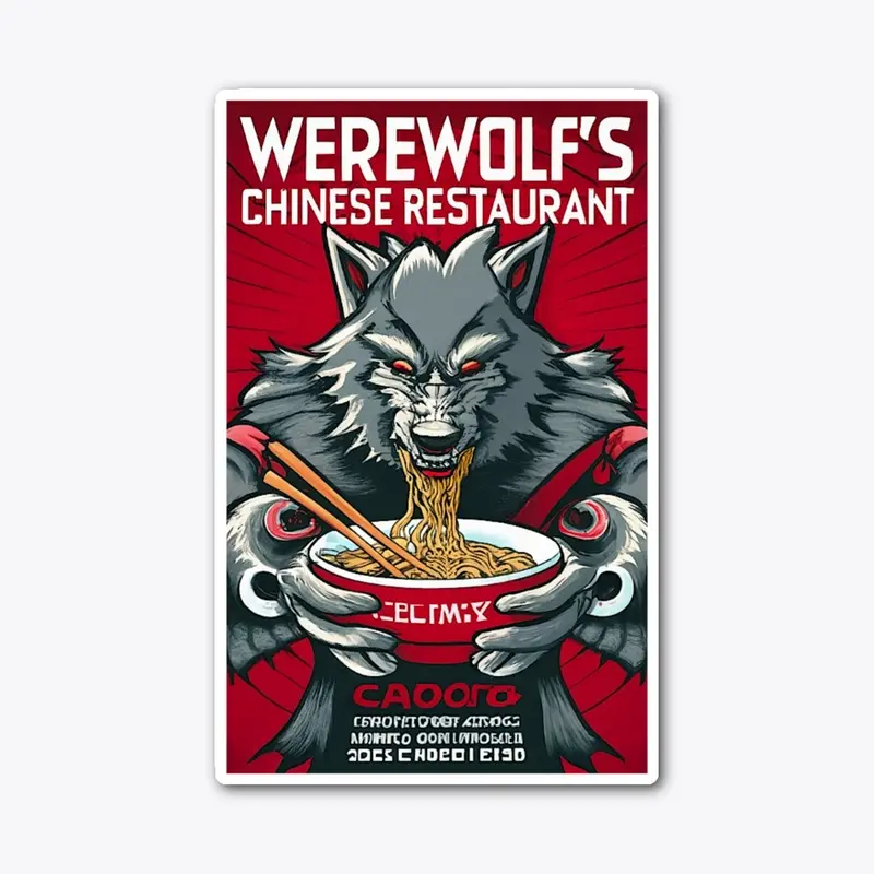 Werewolf's Chinese Restaurant - Design 3